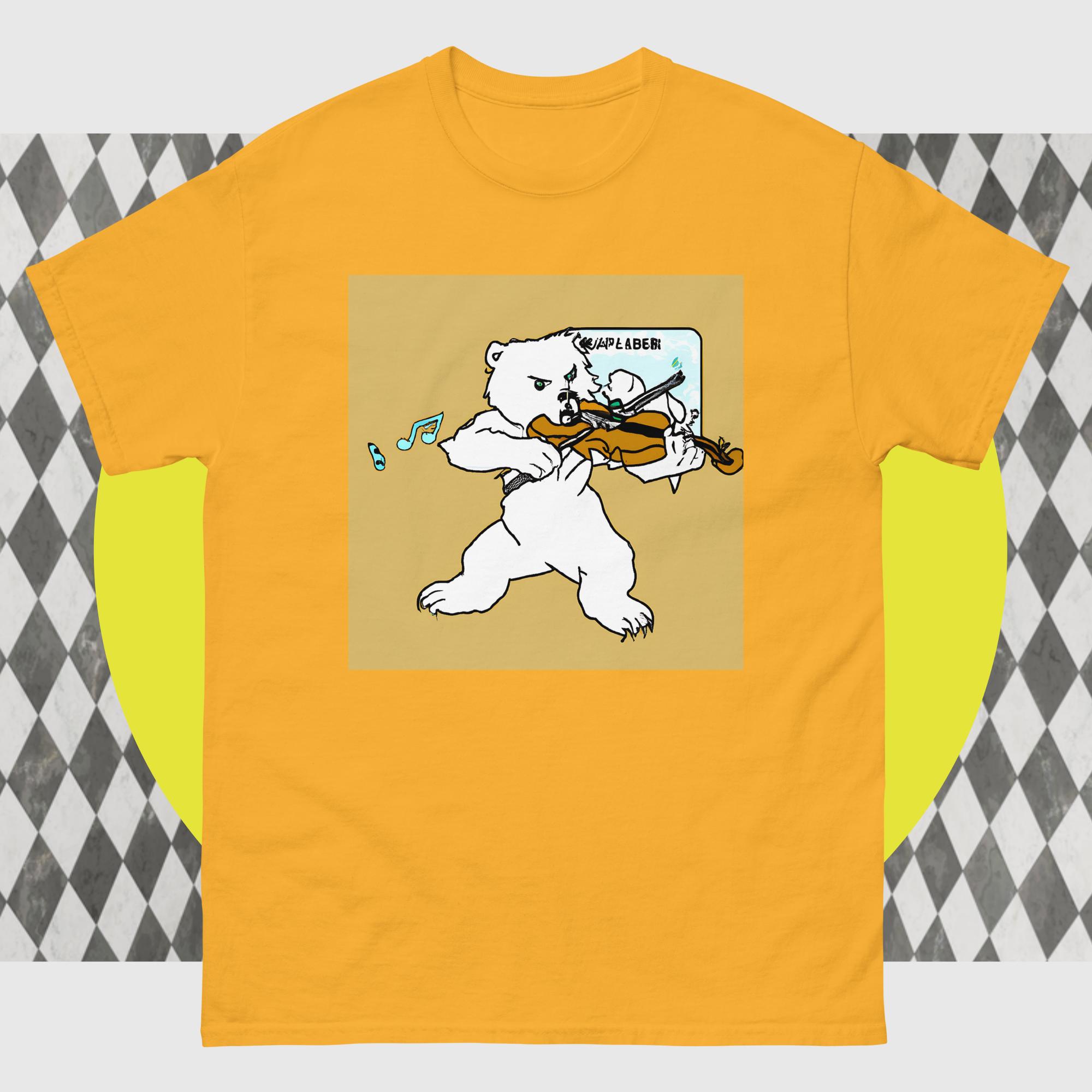 Polar Bear Violin Men's classic tee - Image 8