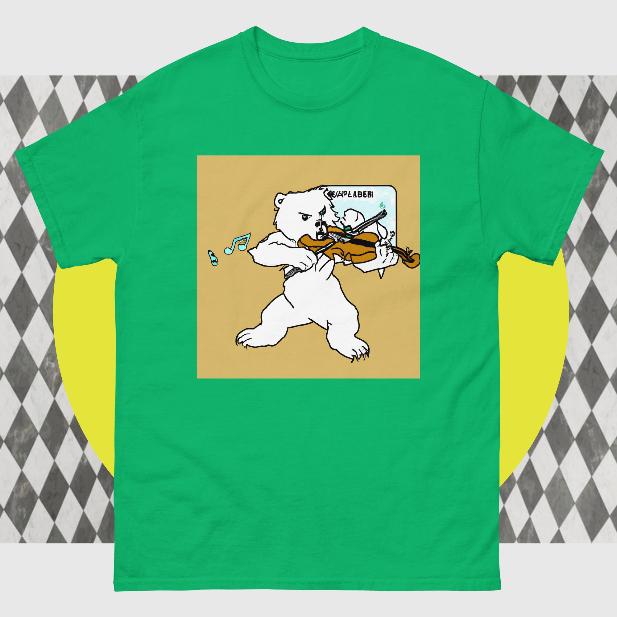 Polar Bear Violin Men's classic tee - Image 9