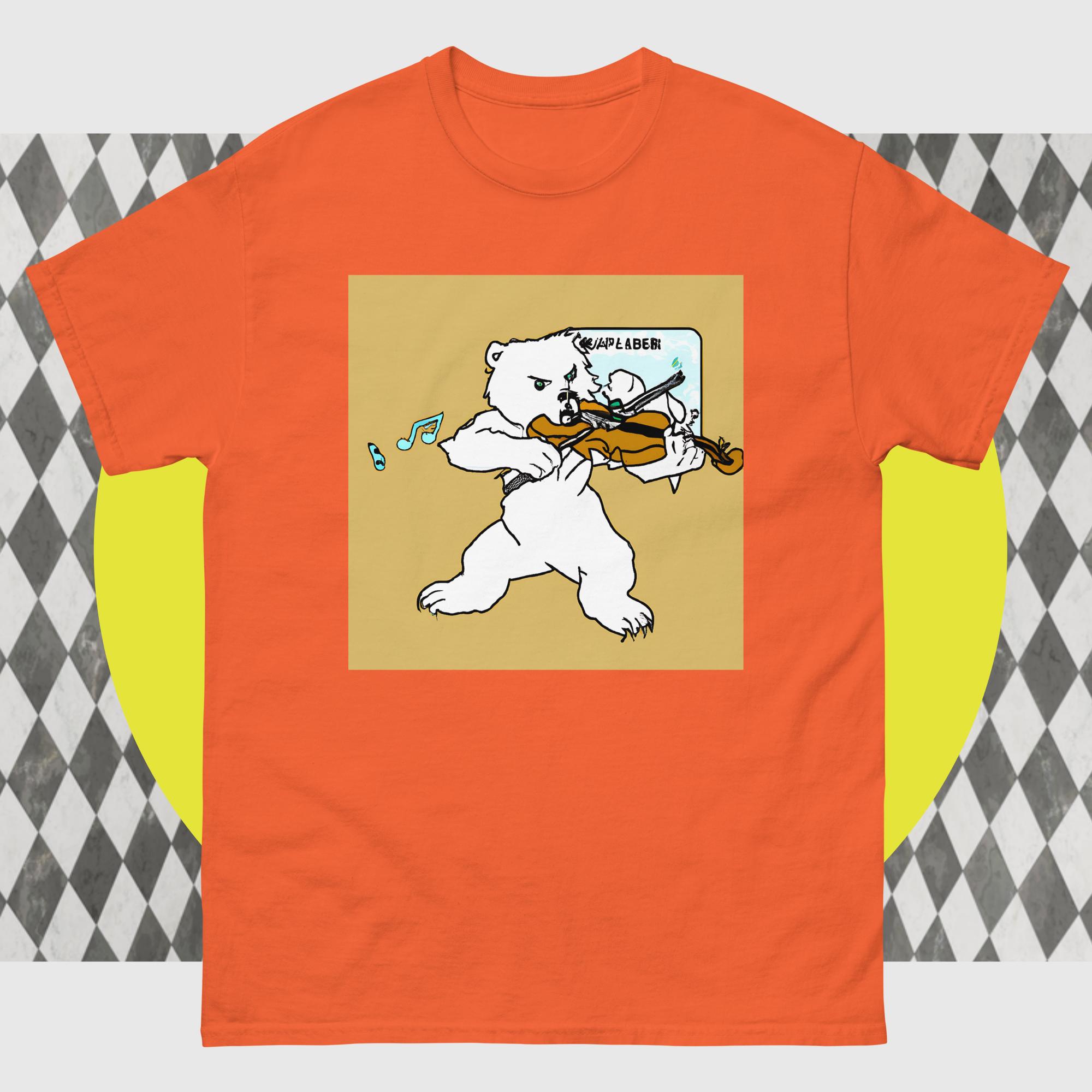 Polar Bear Violin Men's classic tee - Image 5