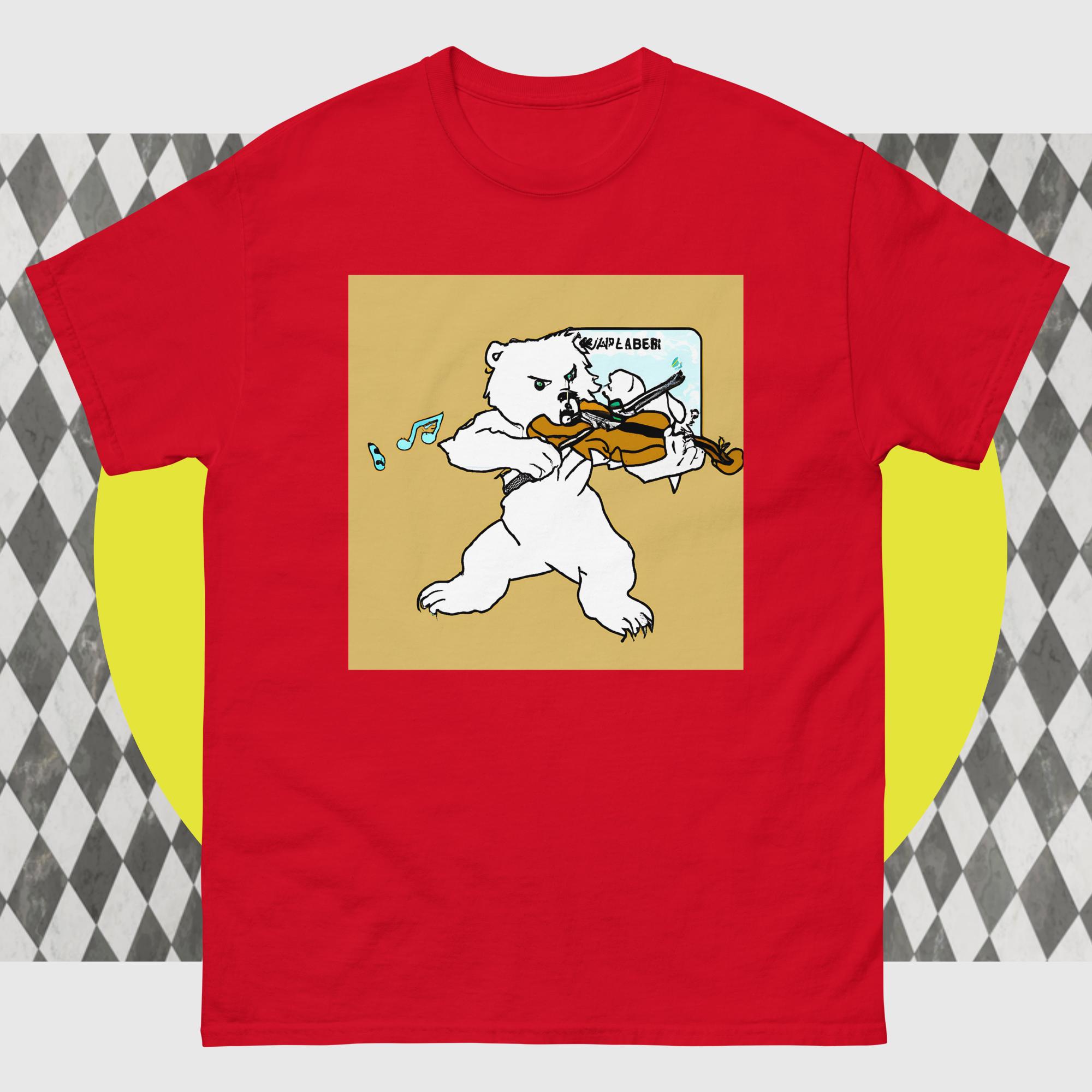 Polar Bear Violin Men's classic tee - Image 2