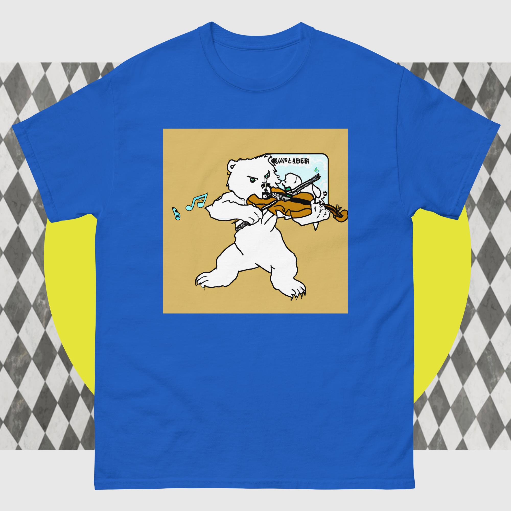 Polar Bear Violin Men's classic tee - Image 7