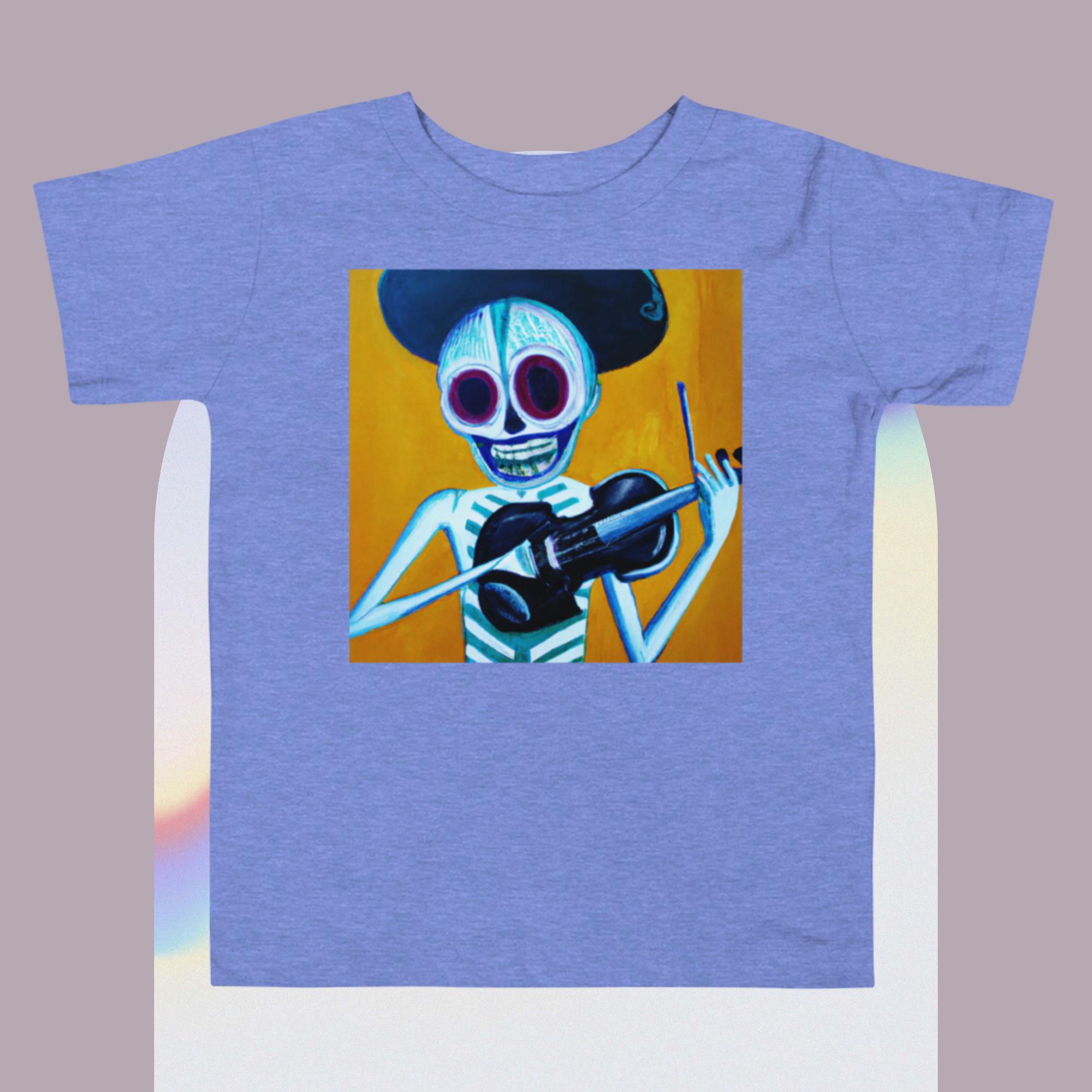 Skeletonichi Grimace Toddler Short Sleeve Tee - Image 3