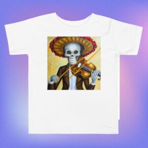 Skeletonichi Mariachi Toddler Short Sleeve Tee Skeletonichi Mariachi Toddler Short Sleeve Tee