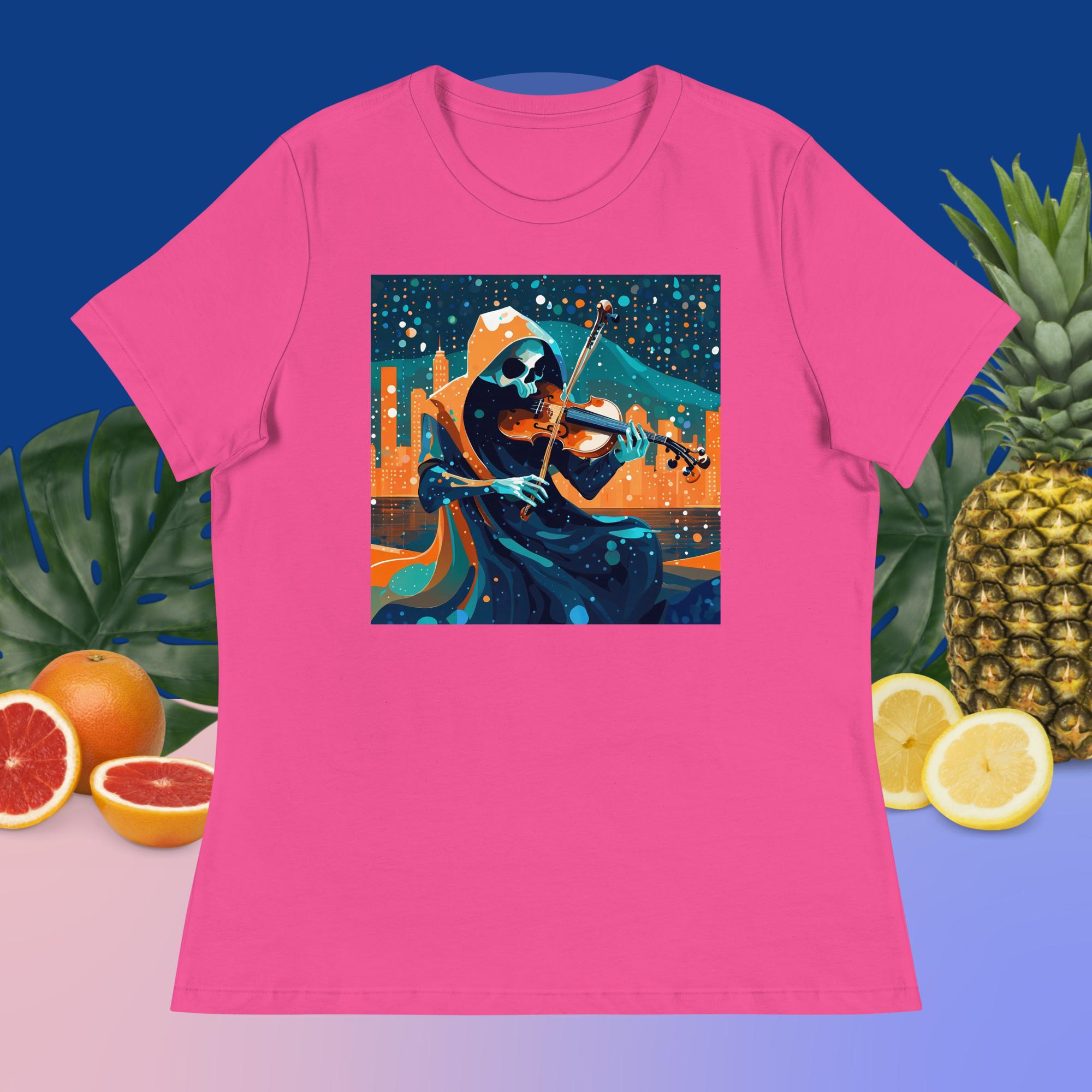 PedrO'Shea's Skeletonichi Women's Relaxed T-Shirt - Image 5