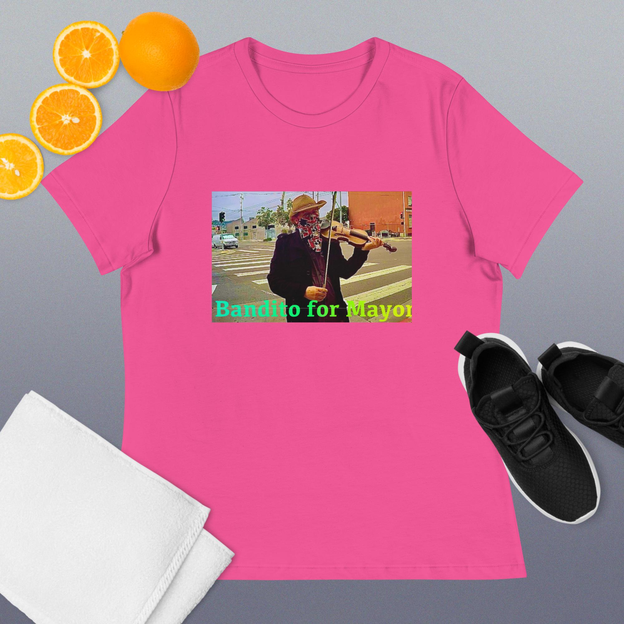 Bandito for Mayor Women's Relaxed T-Shirt - Image 5