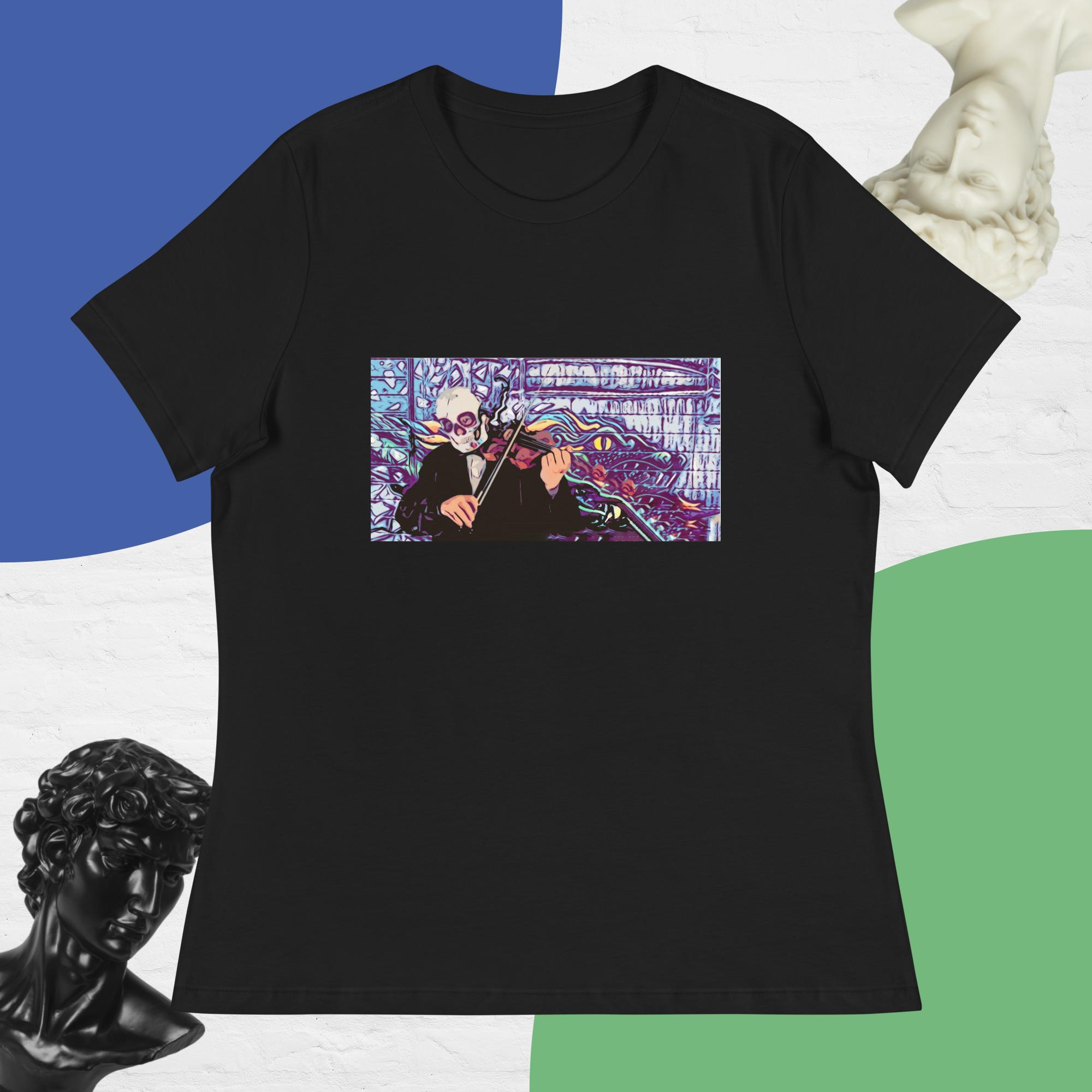 Skeletonichi Dragon Women's Relaxed T-Shirt - Image 3