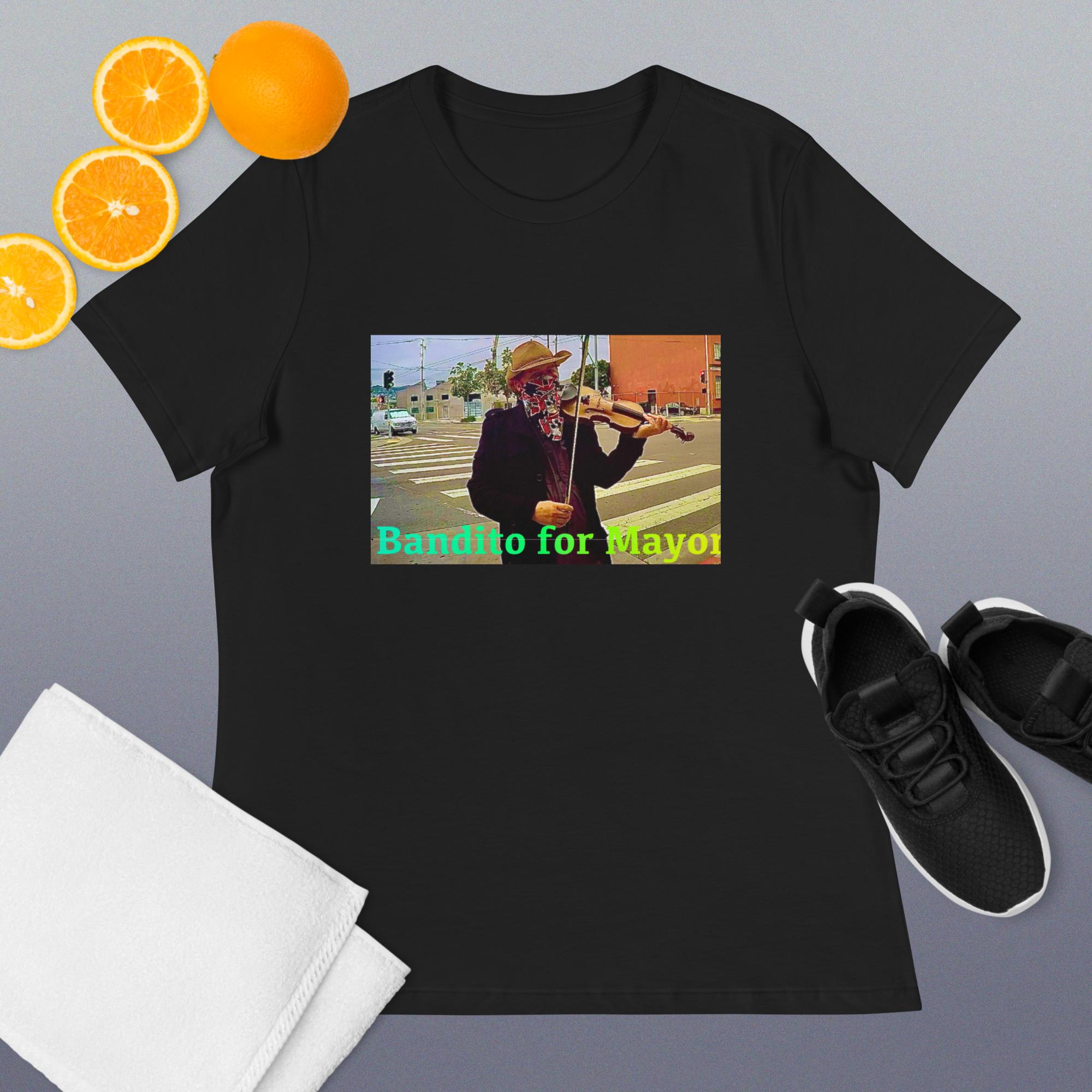 Bandito for Mayor Women's Relaxed T-Shirt - Image 2