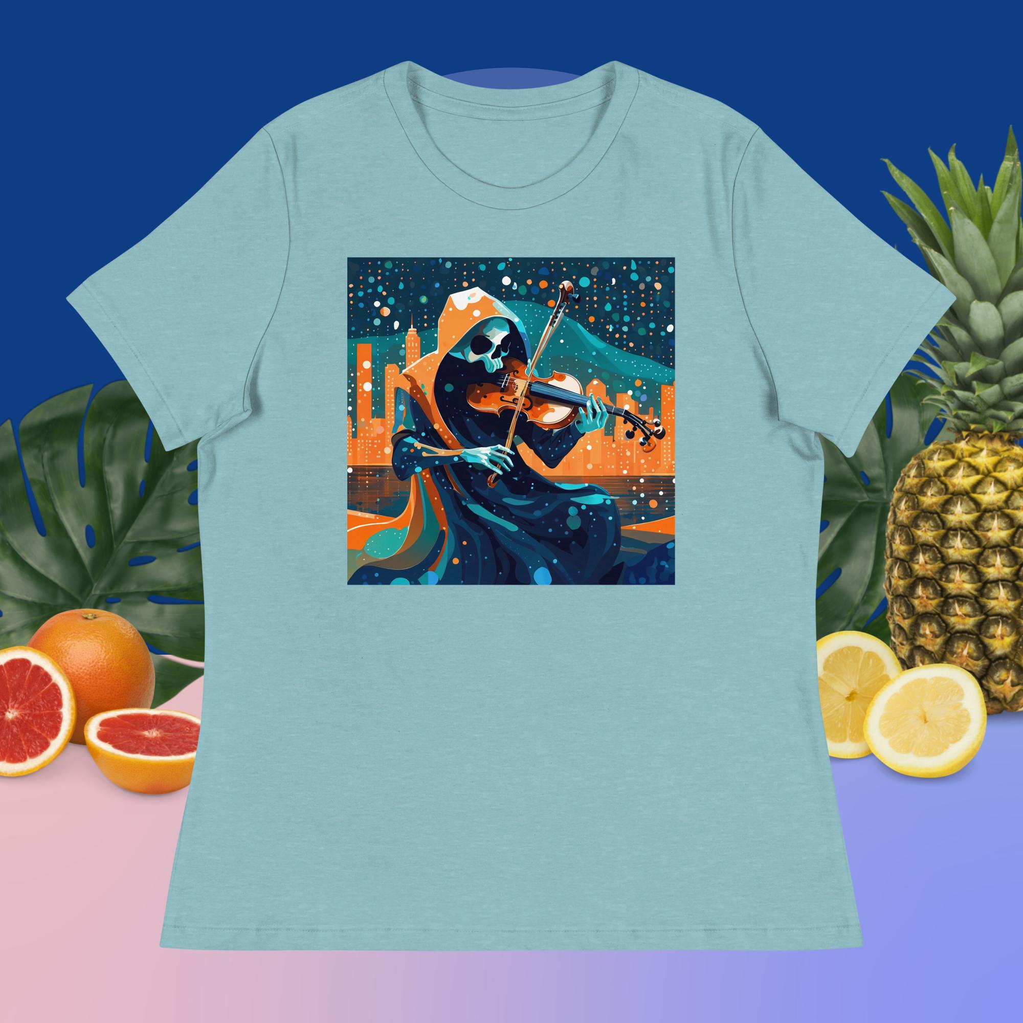 PedrO'Shea's Skeletonichi Women's Relaxed T-Shirt - Image 13