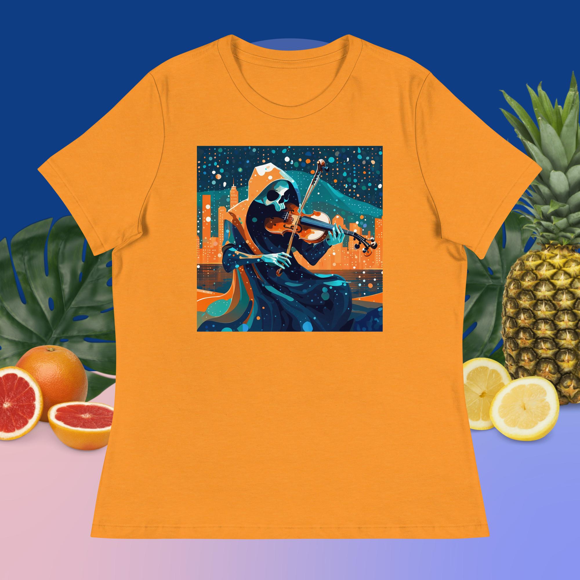 PedrO'Shea's Skeletonichi Women's Relaxed T-Shirt - Image 14