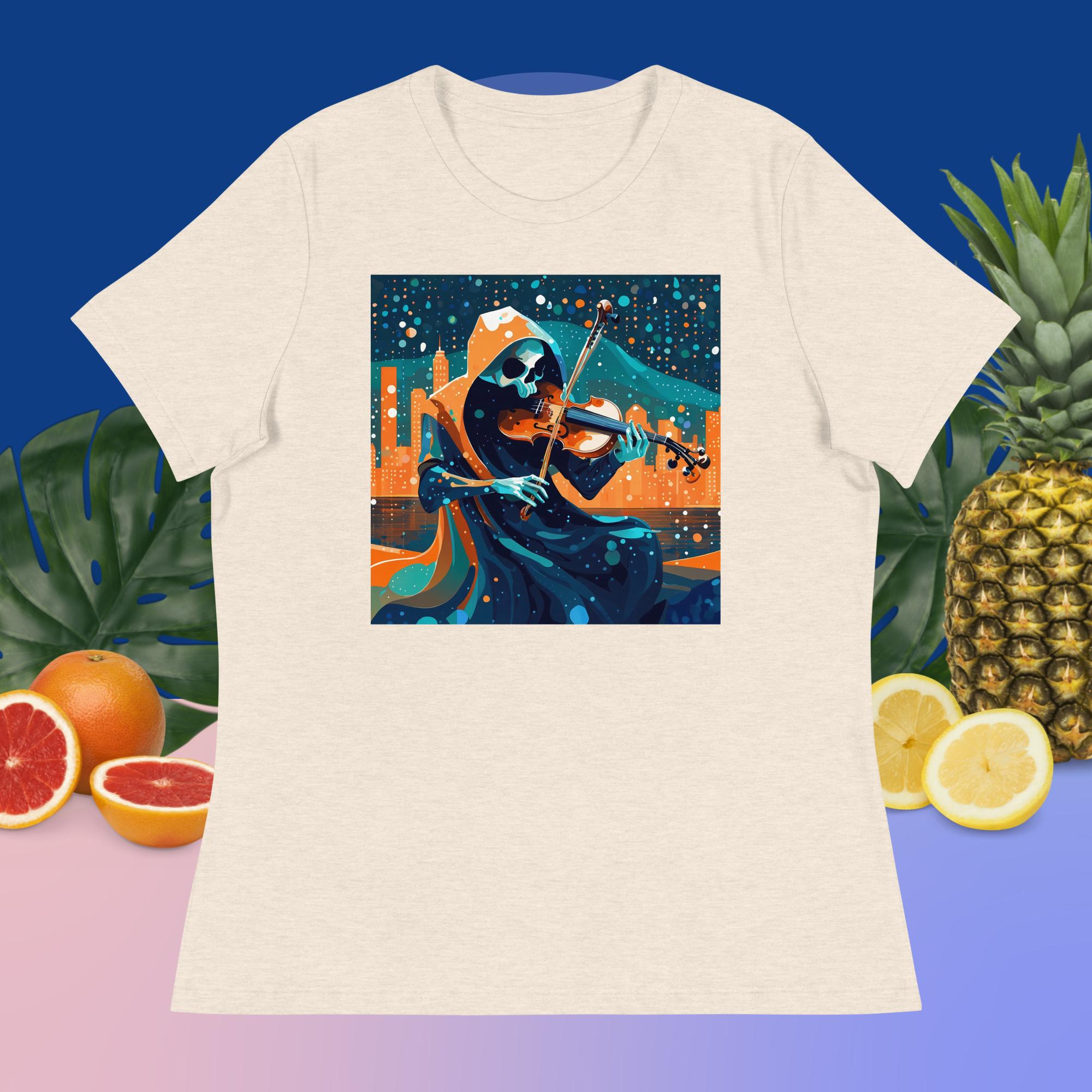 PedrO'Shea's Skeletonichi Women's Relaxed T-Shirt - Image 11