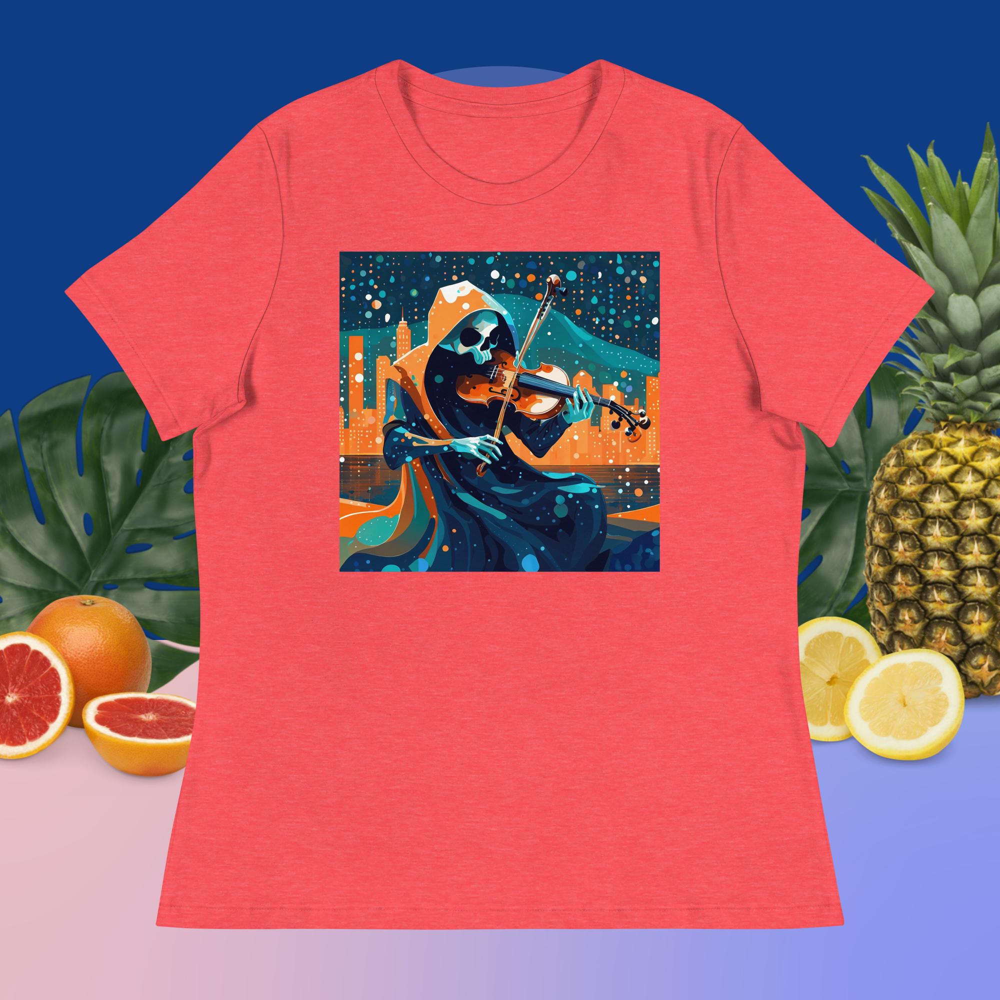 PedrO'Shea's Skeletonichi Women's Relaxed T-Shirt - Image 15