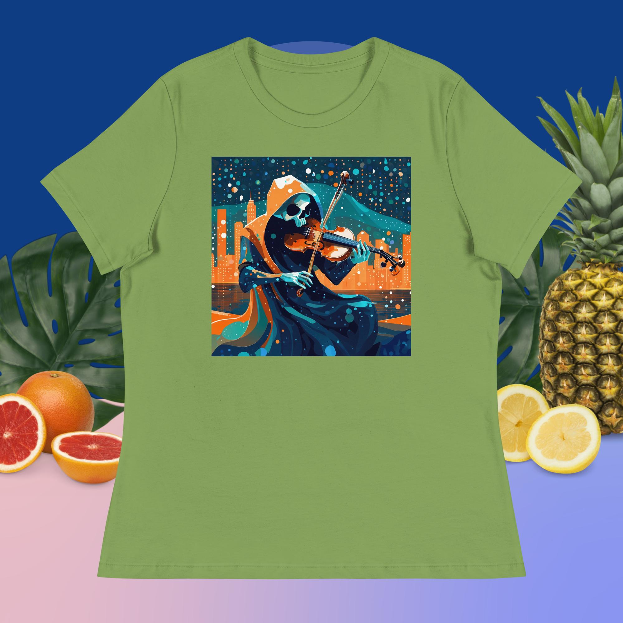 PedrO'Shea's Skeletonichi Women's Relaxed T-Shirt - Image 6