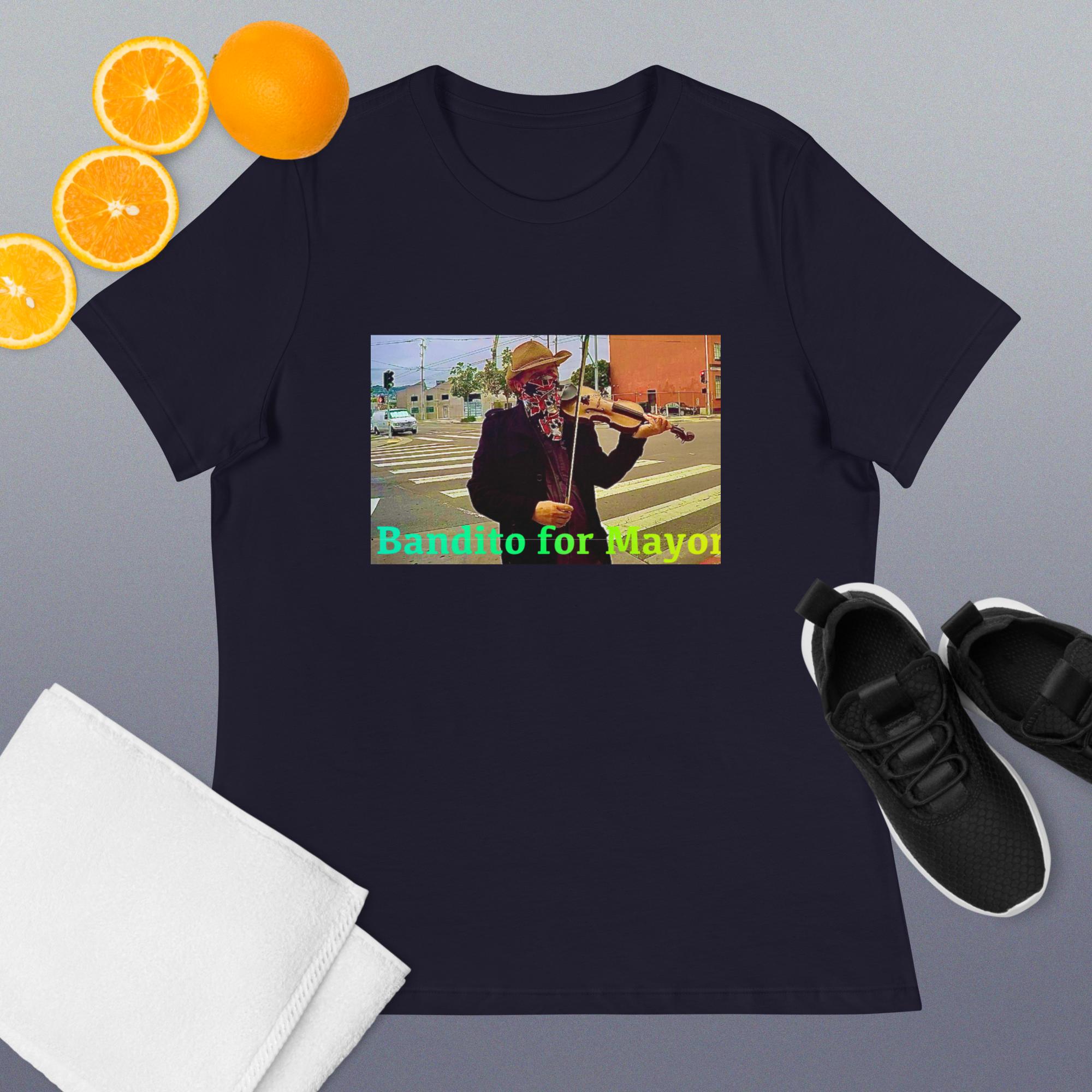 Bandito for Mayor Women's Relaxed T-Shirt - Image 4