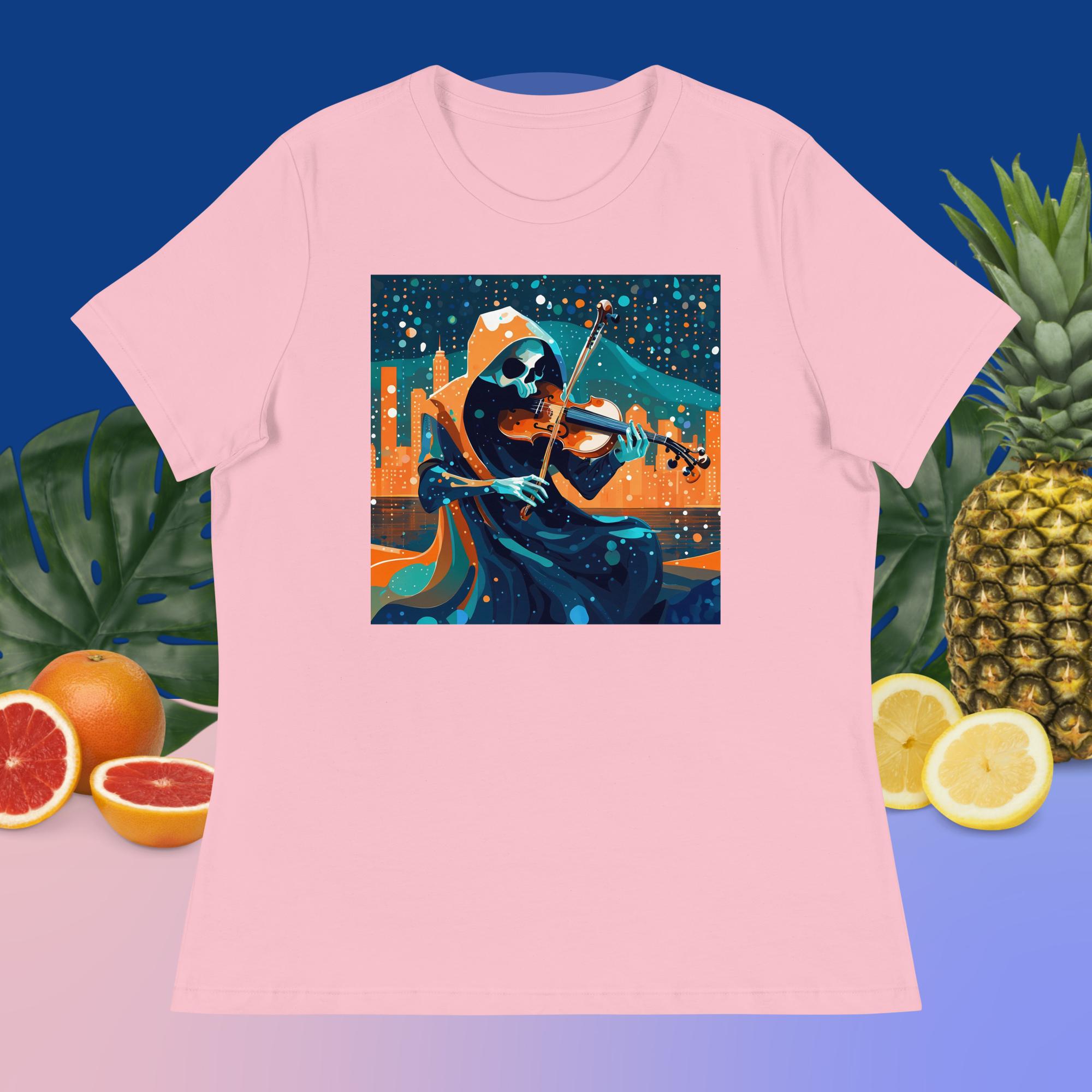 PedrO'Shea's Skeletonichi Women's Relaxed T-Shirt - Image 3