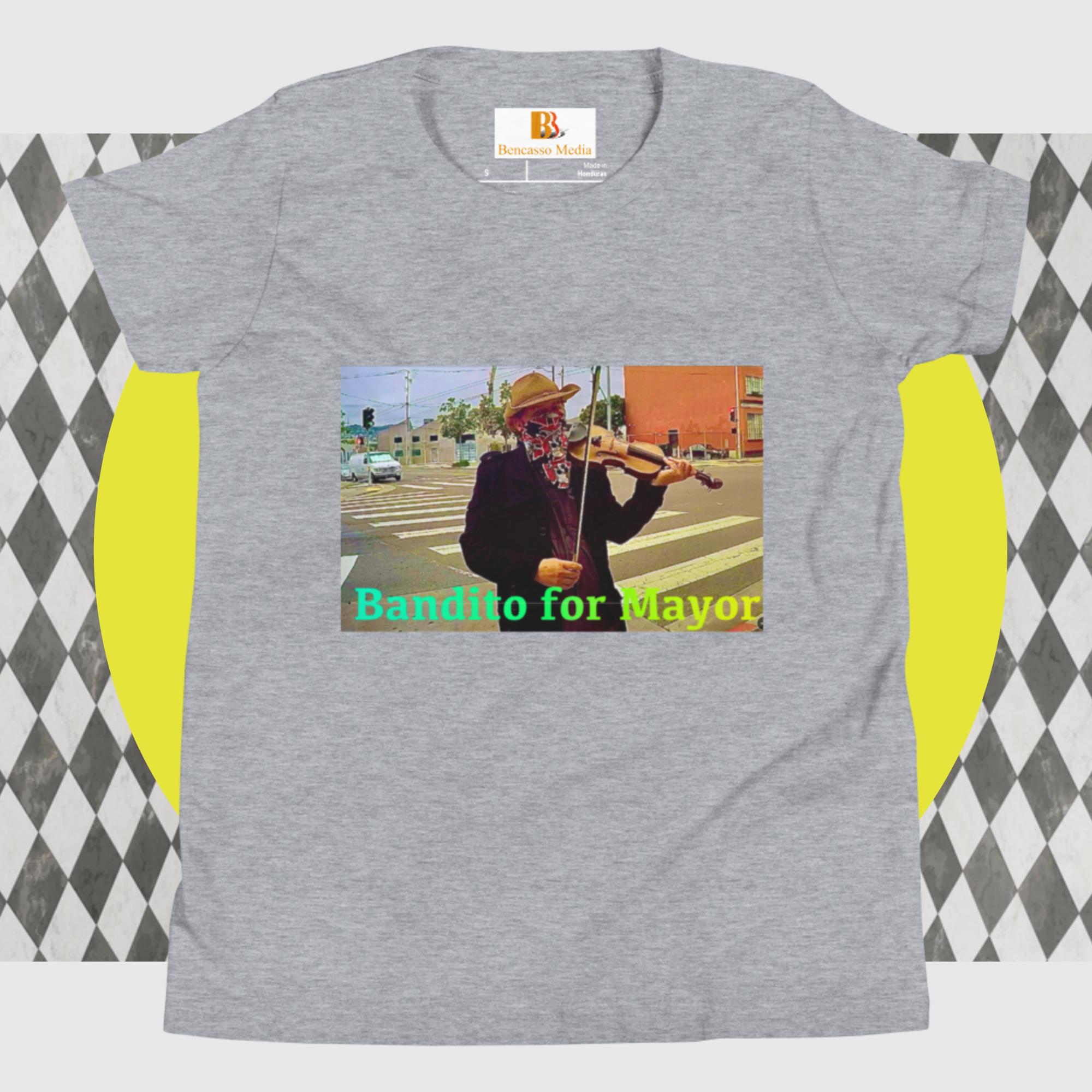 Bandito for Mayor Youth Short Sleeve T-Shirt - Image 2