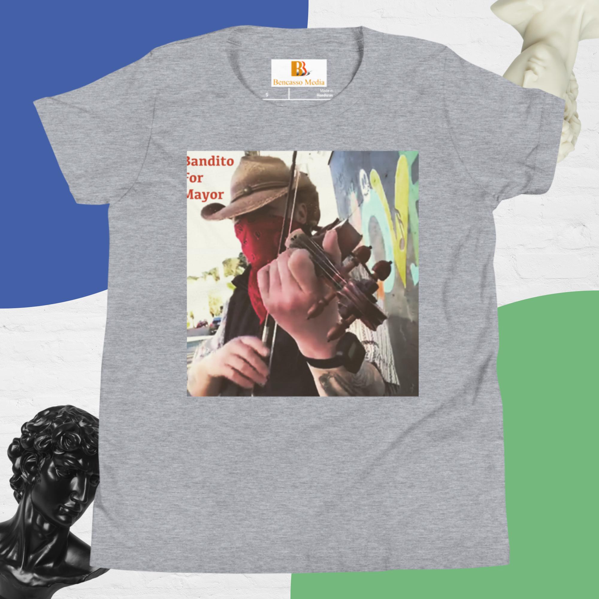 Bandito for Mayor Youth Short Sleeve T-Shirt - Image 3