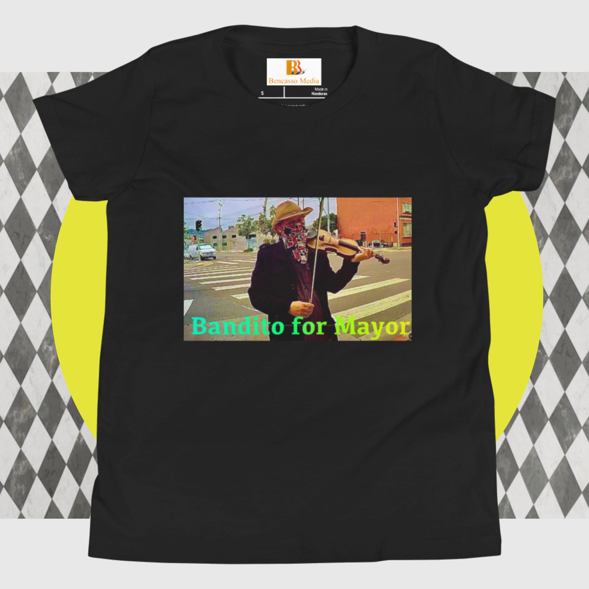 Bandito for Mayor Youth Short Sleeve T-Shirt