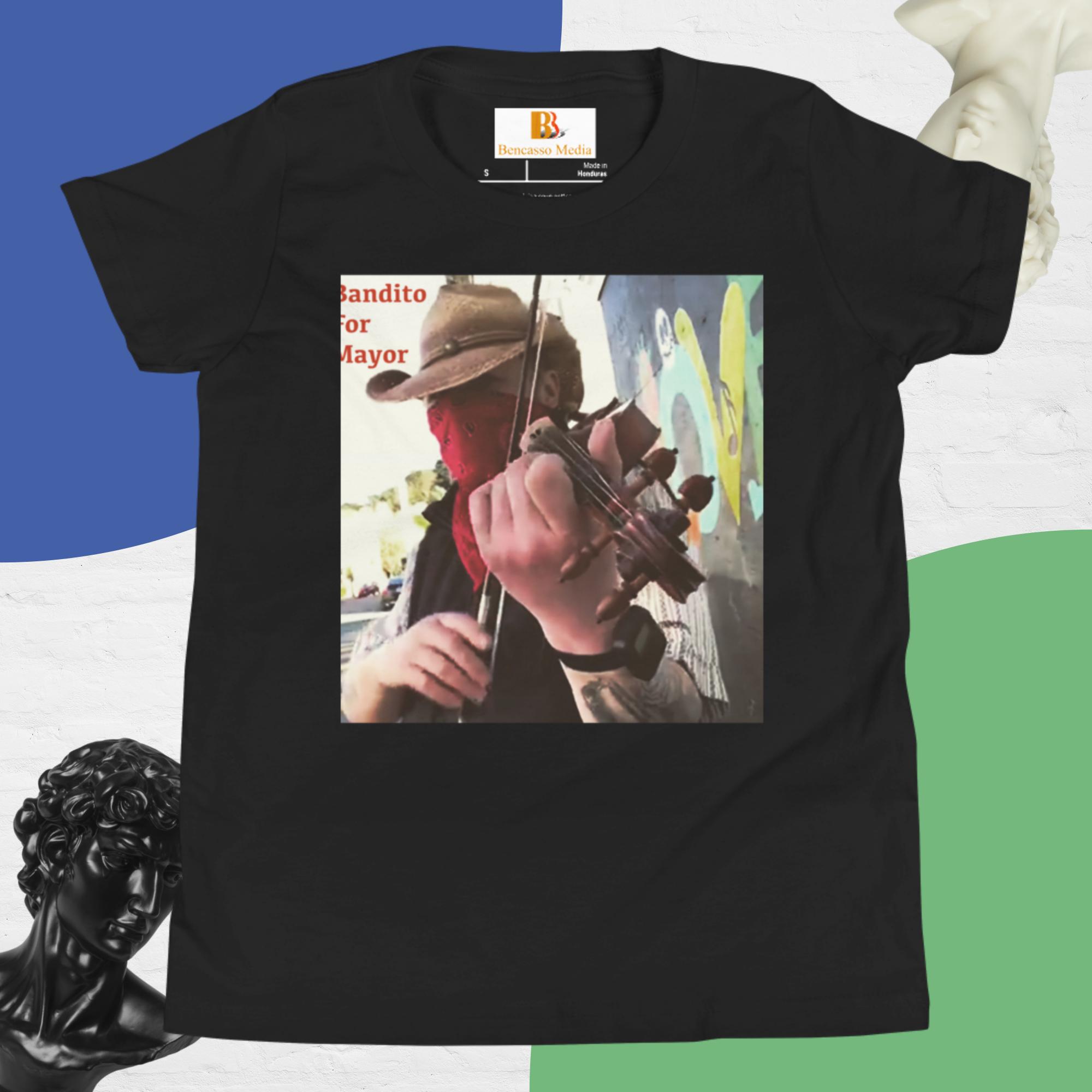 Bandito for Mayor Youth Short Sleeve T-Shirt - Image 2