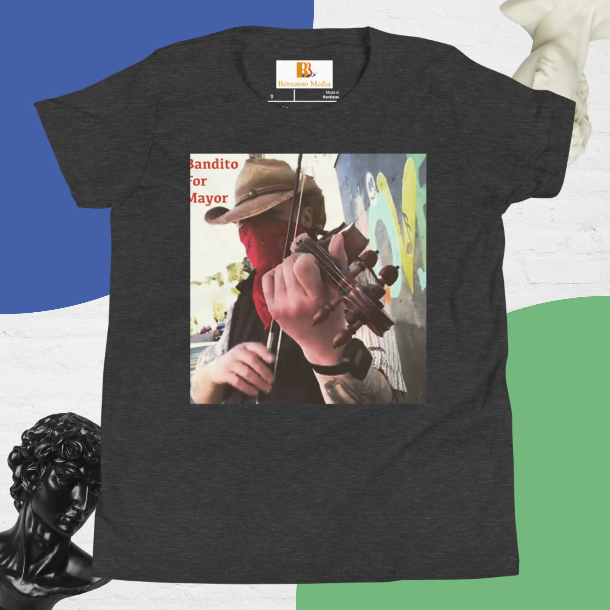 Bandito for Mayor Youth Short Sleeve T-Shirt - Image 10
