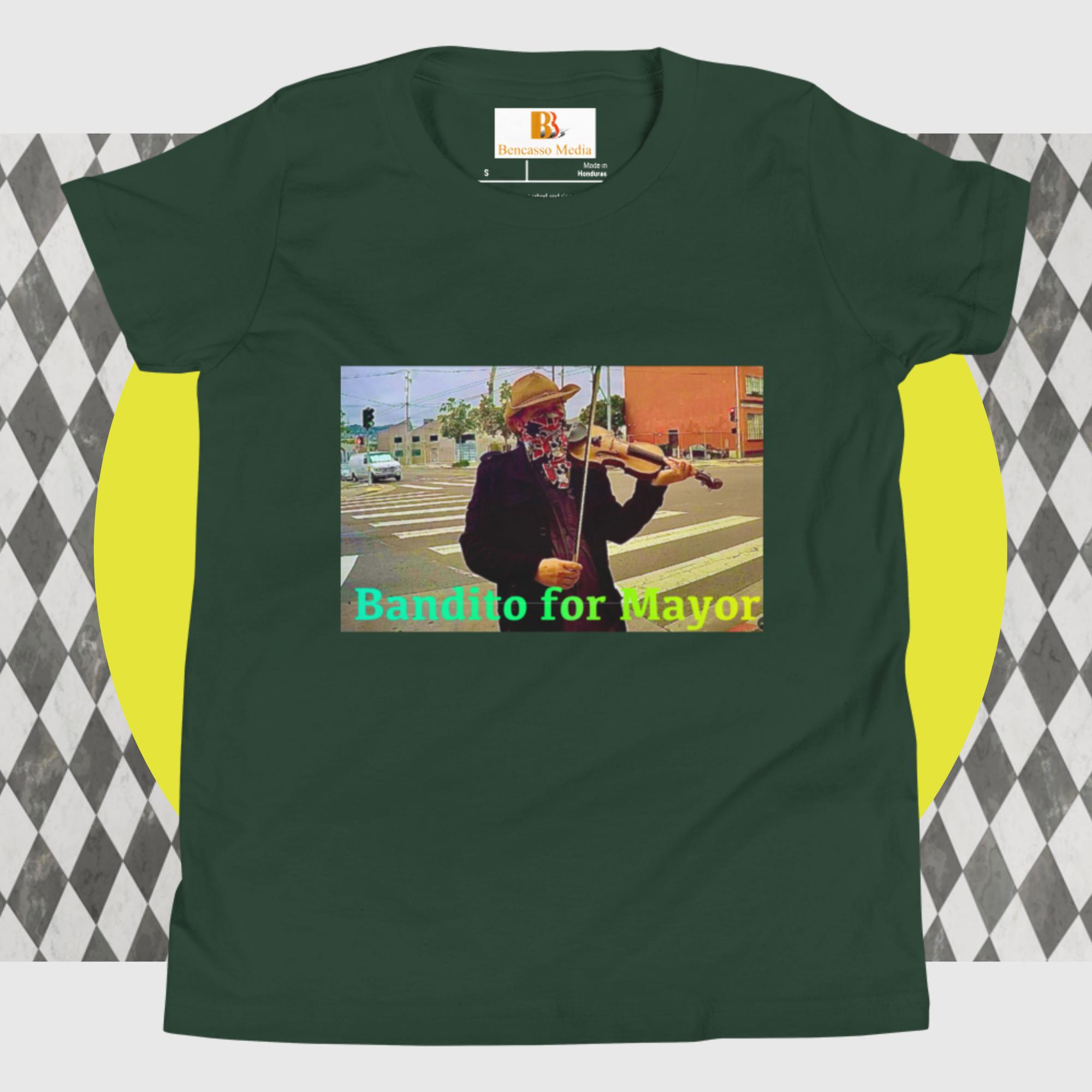 Bandito for Mayor Youth Short Sleeve T-Shirt - Image 12