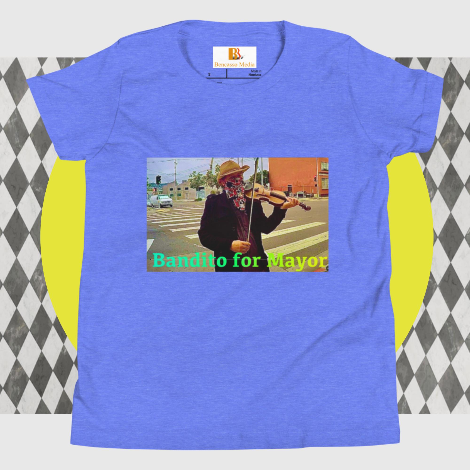 Bandito for Mayor Youth Short Sleeve T-Shirt - Image 6