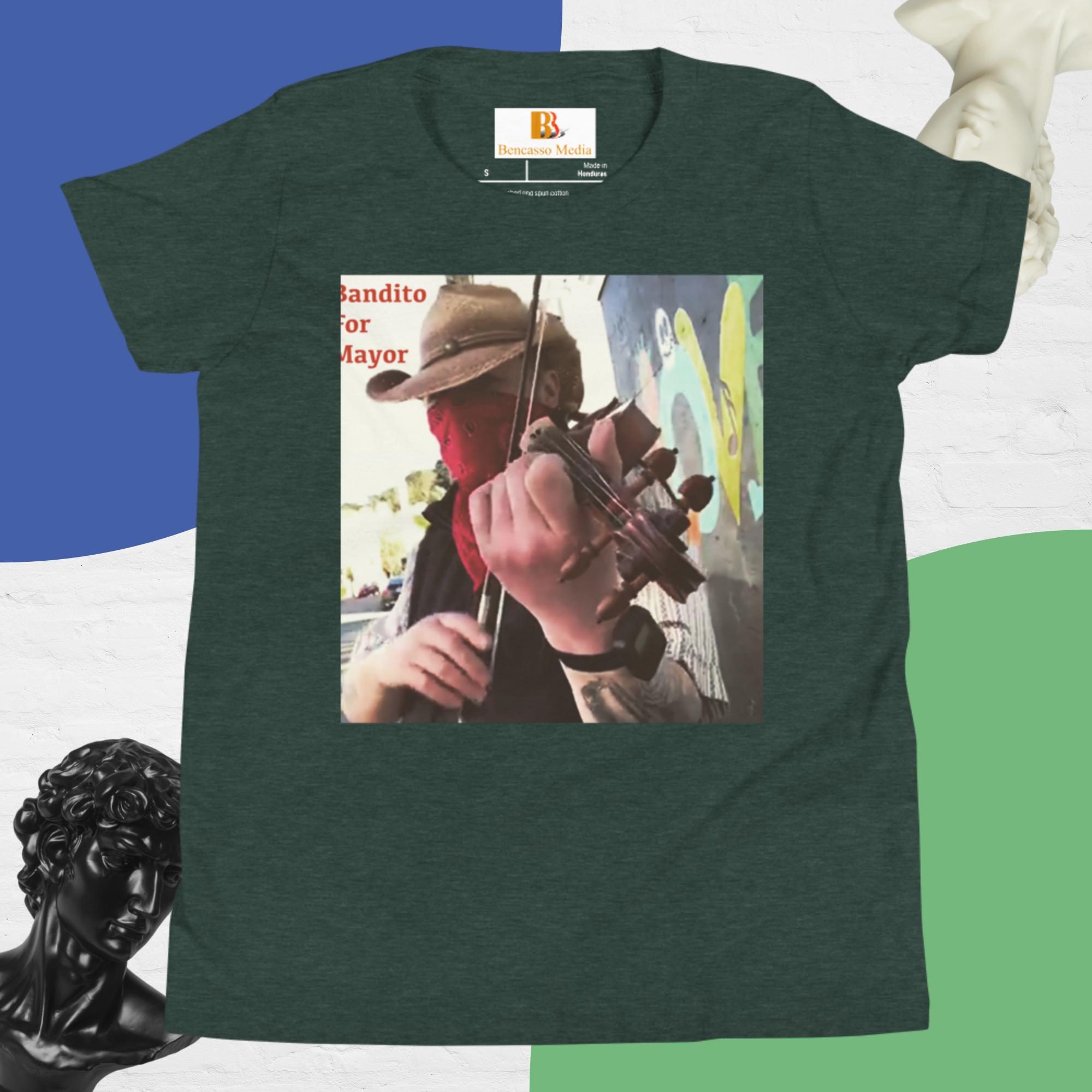 Bandito for Mayor Youth Short Sleeve T-Shirt - Image 4