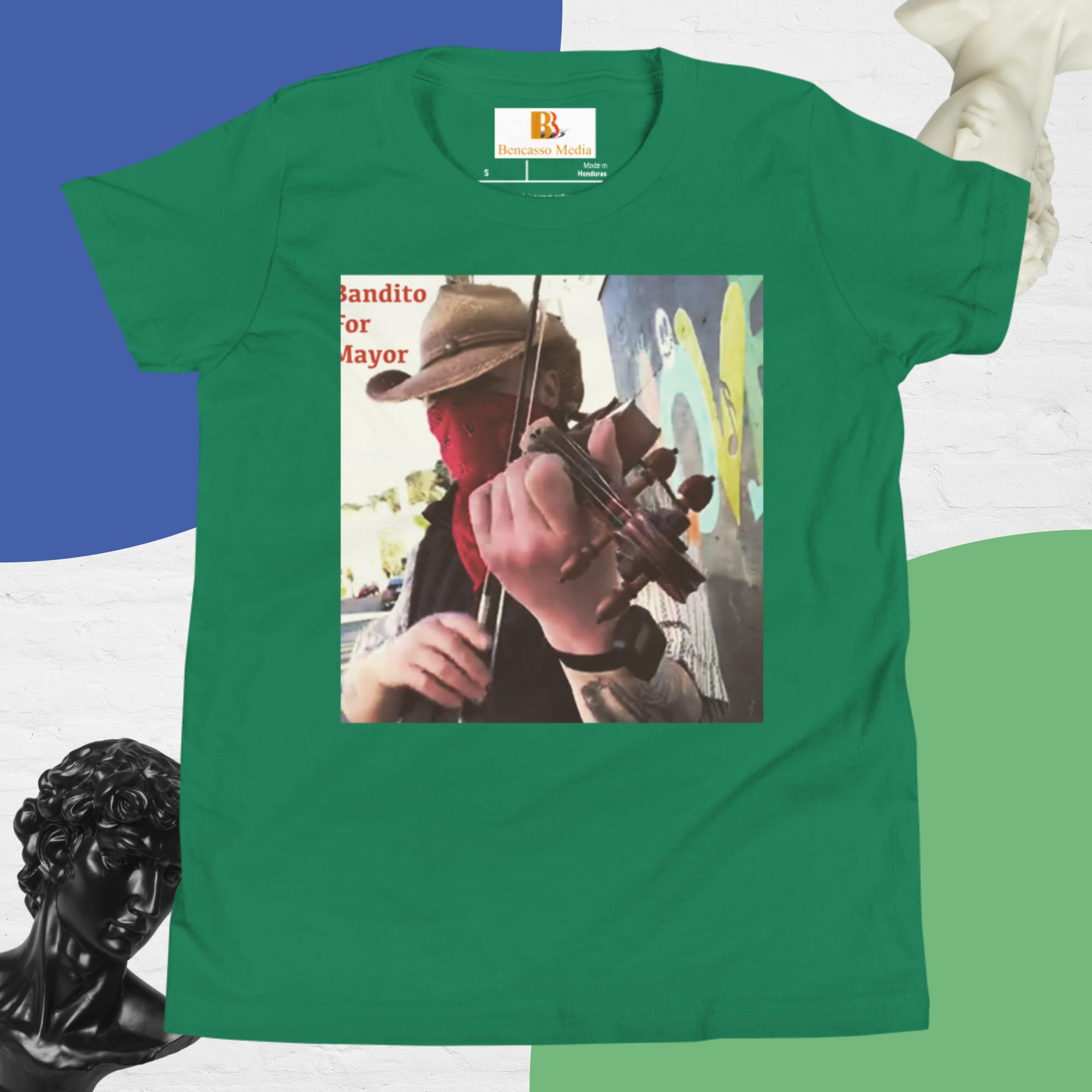Bandito for Mayor Youth Short Sleeve T-Shirt - Image 7