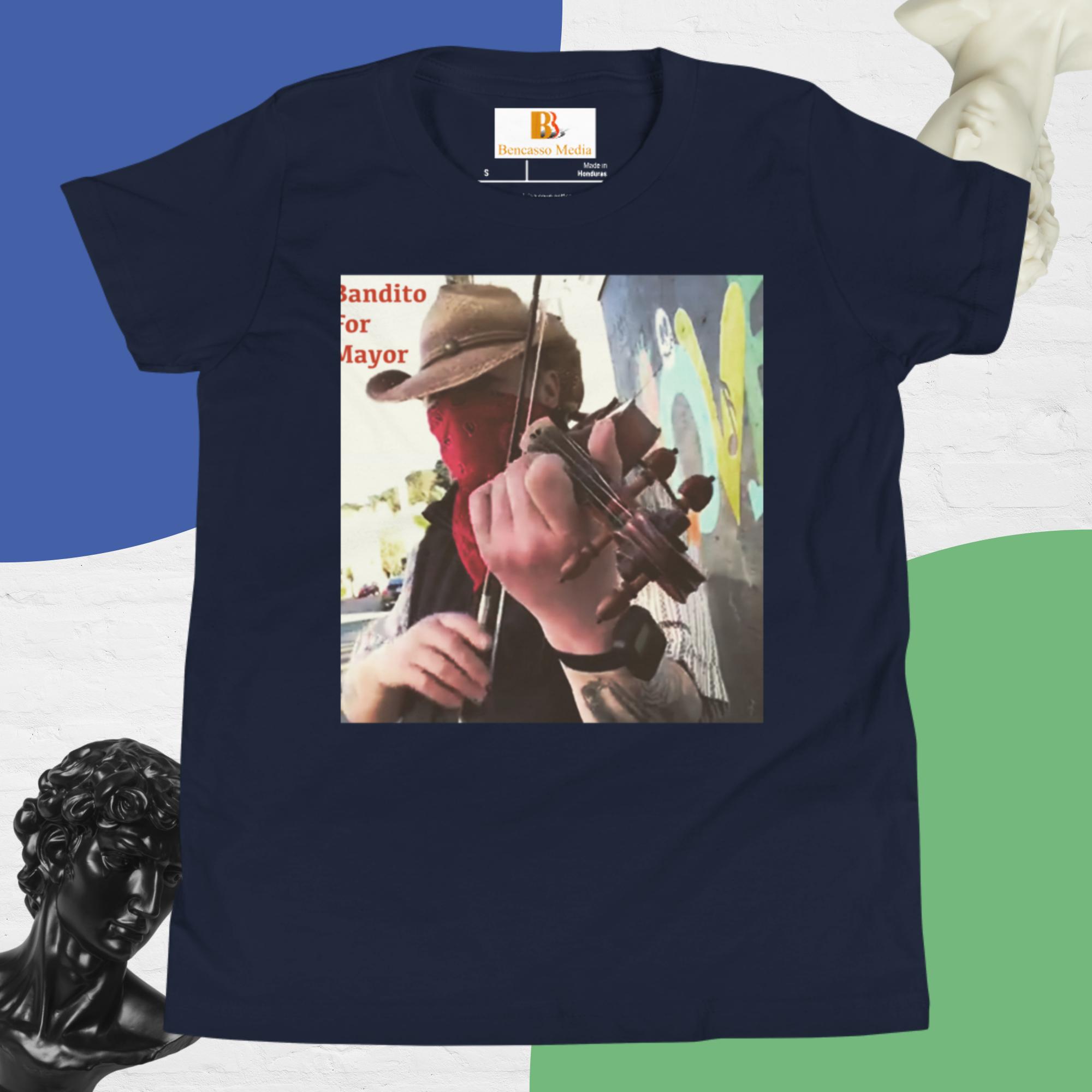 Bandito for Mayor Youth Short Sleeve T-Shirt - Image 5