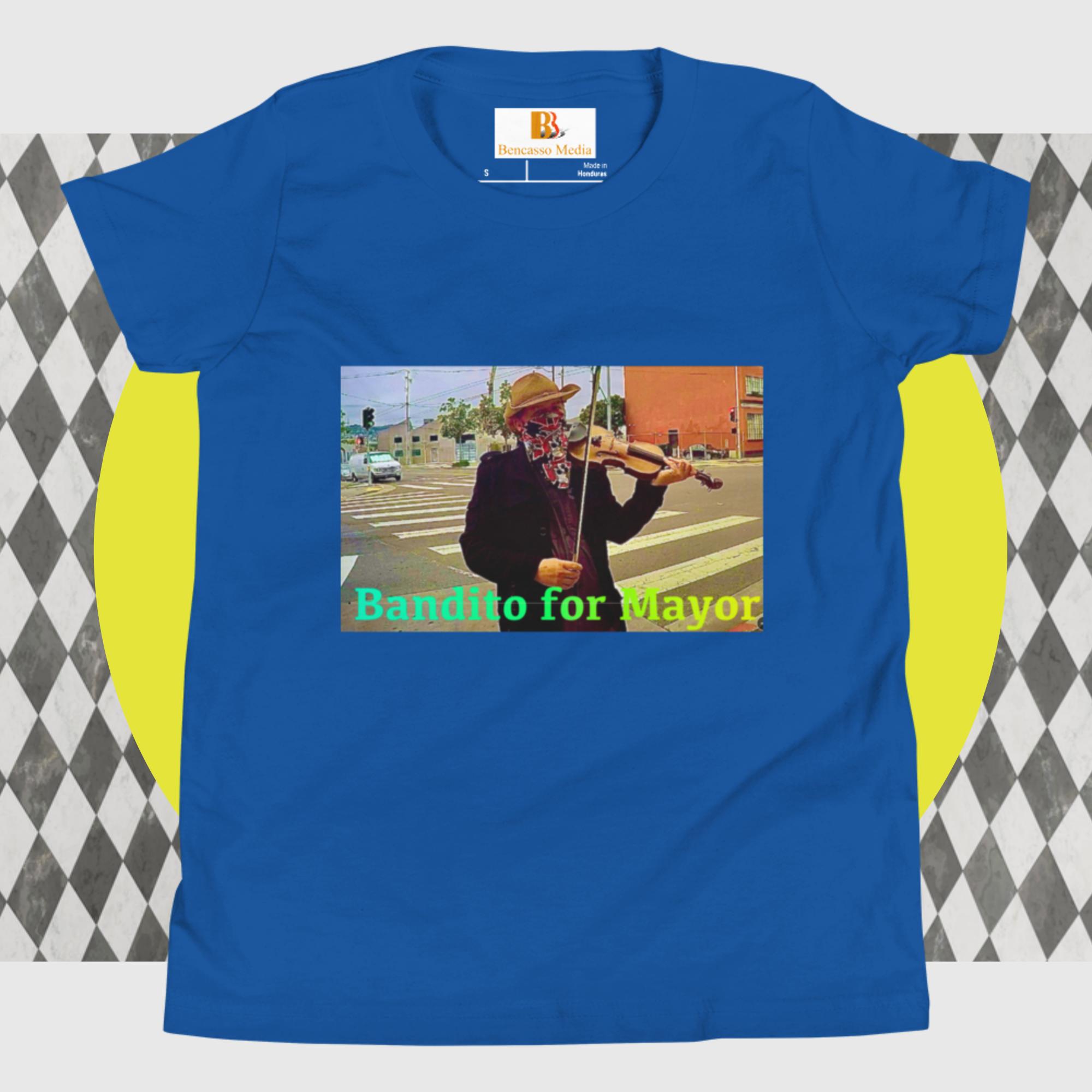 Bandito for Mayor Youth Short Sleeve T-Shirt - Image 11