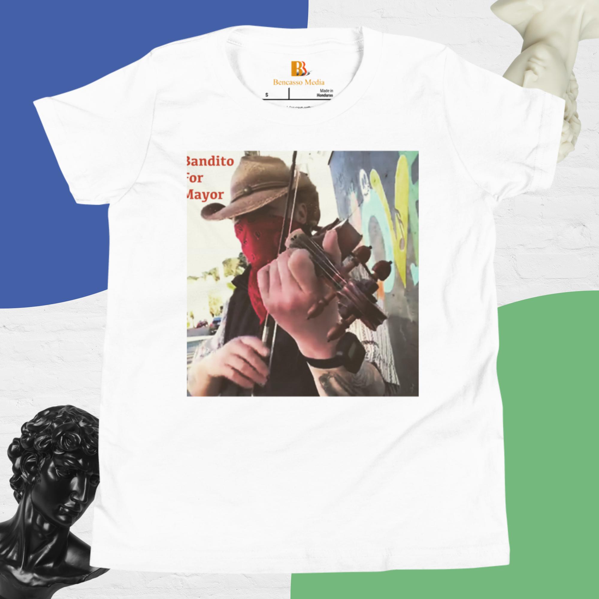 Bandito for Mayor Youth Short Sleeve T-Shirt - Image 6