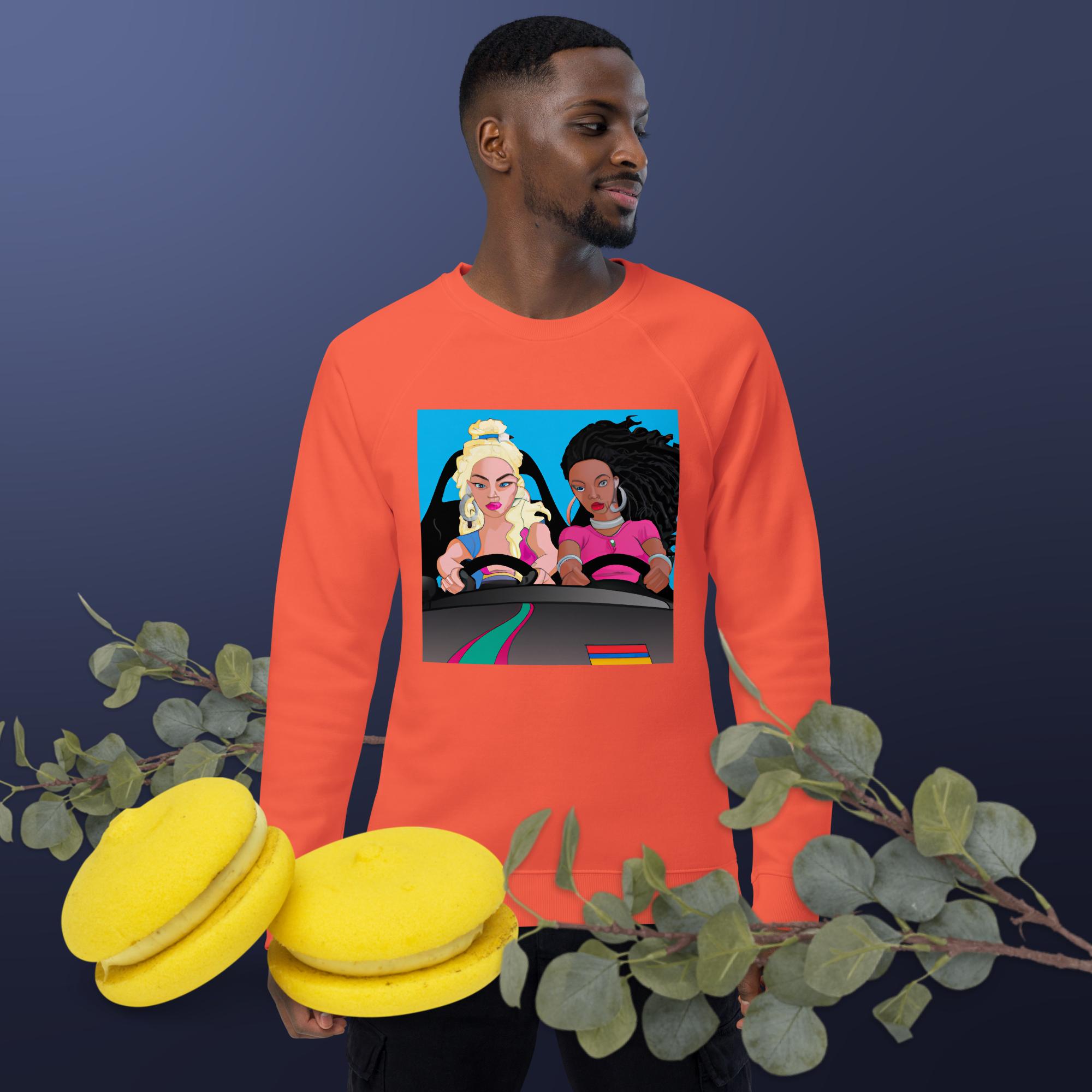 Bayshore Boulevard Unisex organic raglan sweatshirt - Image 4