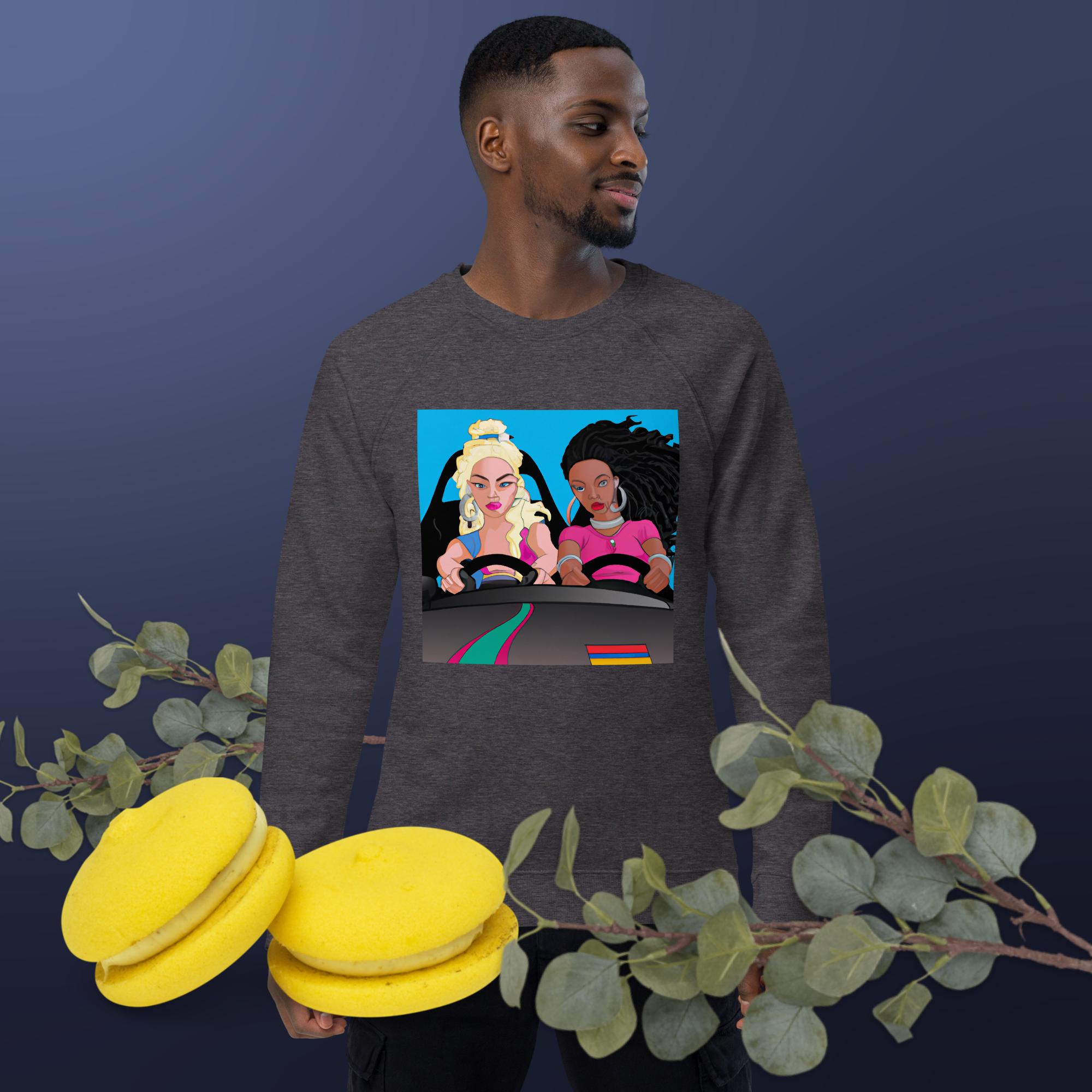 Bayshore Boulevard Unisex organic raglan sweatshirt - Image 5